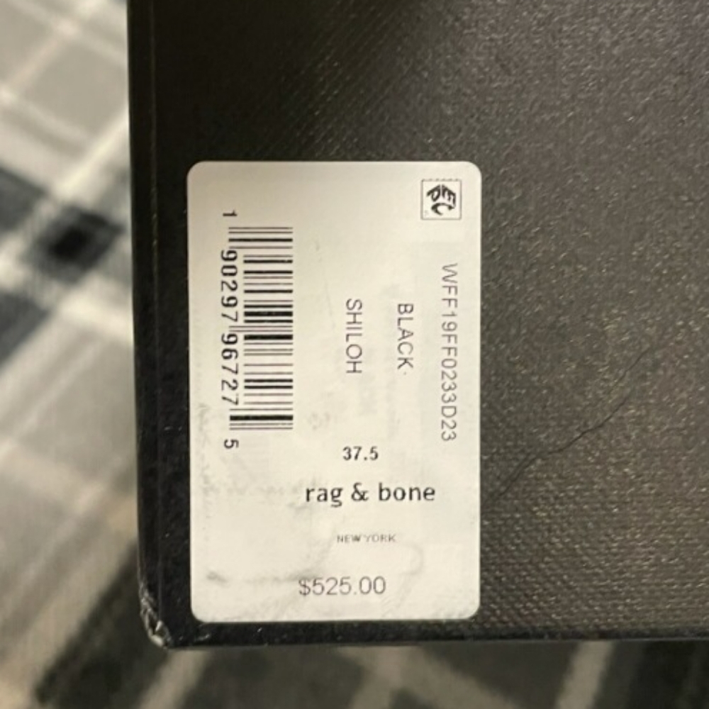 Rag & Bone Shiloh boot black women's size 7.5 - Picture 6 of 11